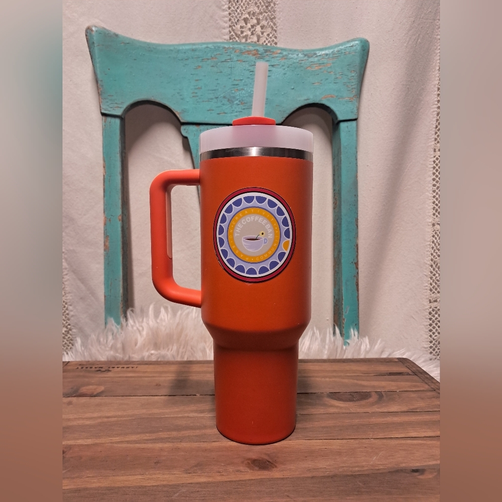 Stanley Bold Orange Travel Mug - Picture 4 of 7